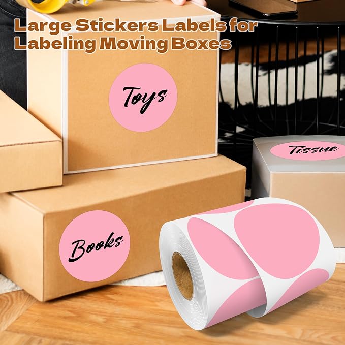 3 Inch Round Color Coding Labels - Image 5