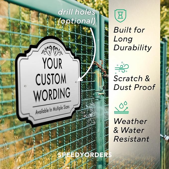 Custom Decorative Outdoor Metal Sign - Image 6