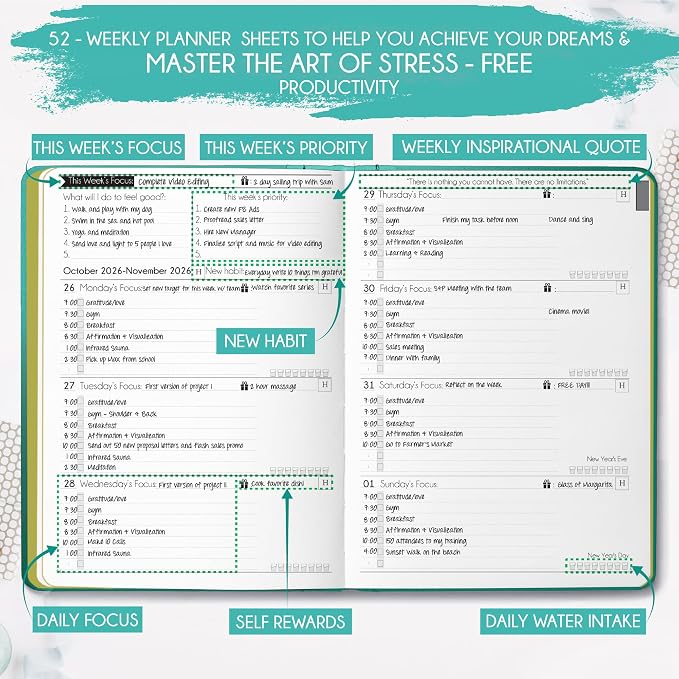 Law of Attraction Planner 2026 Deluxe - Image 3