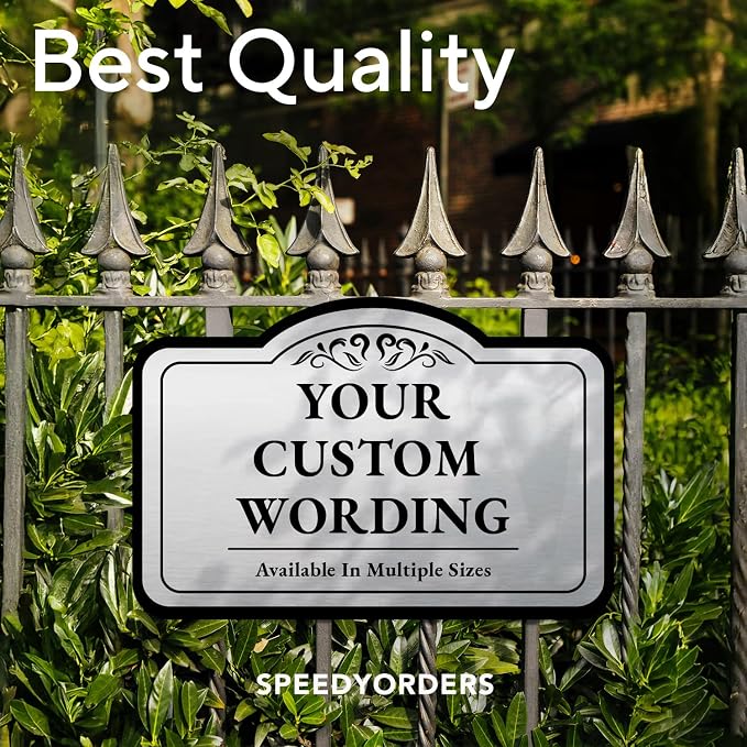 Custom Decorative Outdoor Waterproof Metal Signs, Personalized Aluminum Design - Image 8