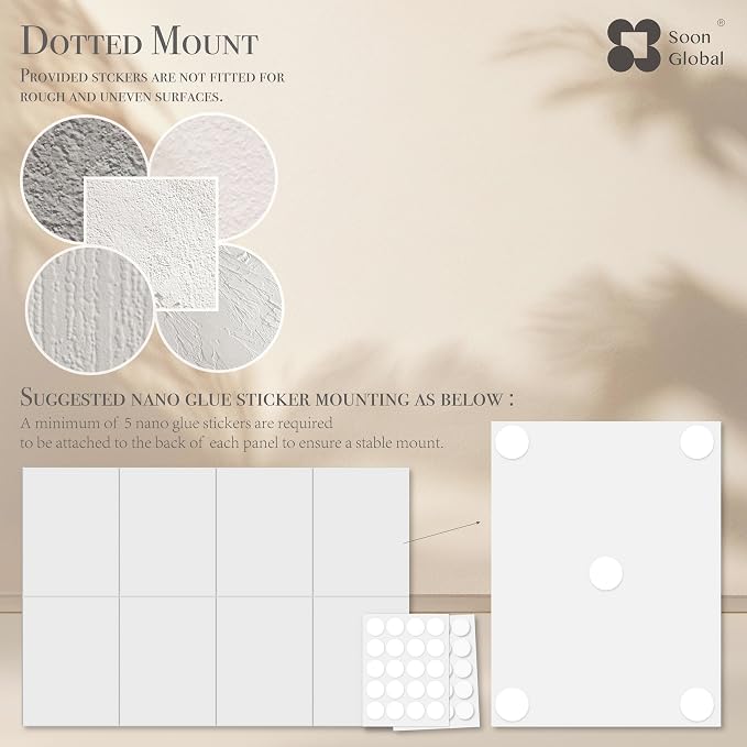 Soon Global 8-Pack Acoustical Wall Panels, 48 X 32 Inches Art Acoustic Panels - Image 8
