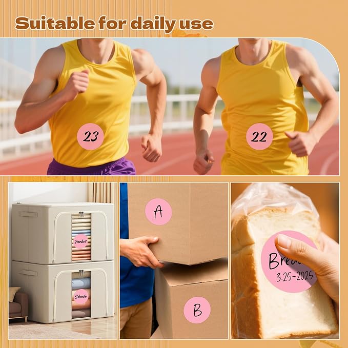 3 Inch Round Color Coding Labels - Image 7