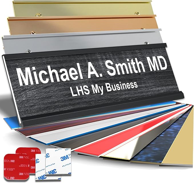 Custom Name Plate for Doors, by LHS+My+Business