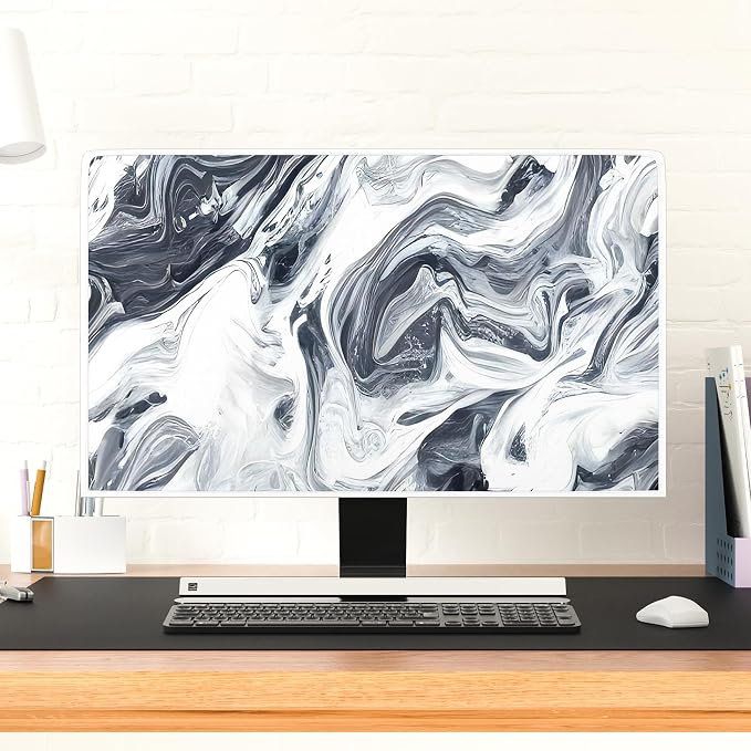 Baocicco Abstract Gray Marble Waterproof 50, 52 Inch Television Cover - Image 4