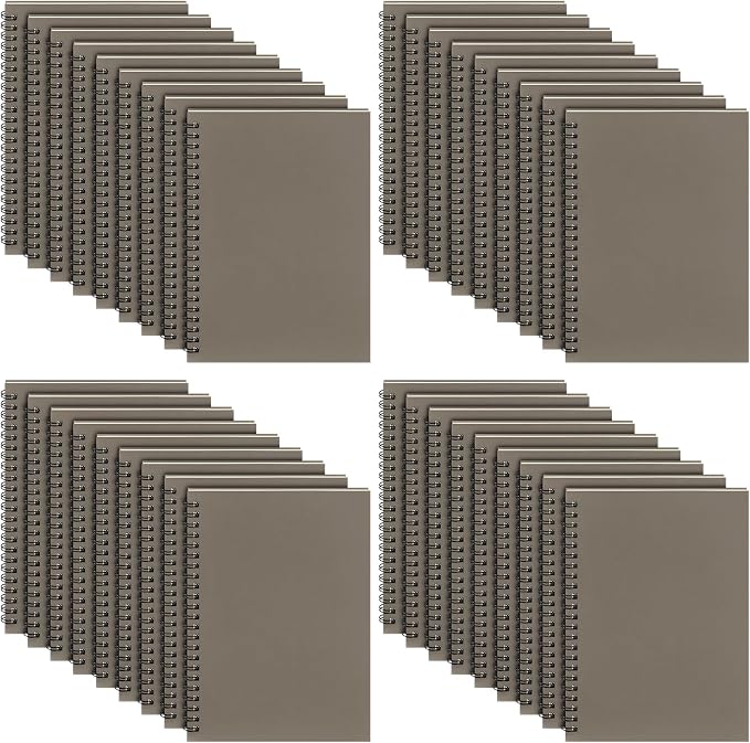 Yahenda 36 Pcs Spiral Notebook Bulk A5 Journal Lined 8.3'' x 5.5'' Writing by Yahenda