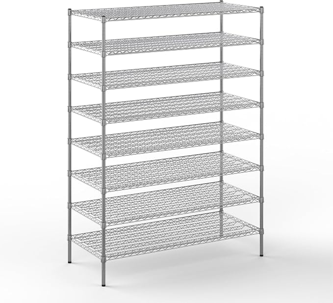 Regal Altair 24" Deep x 54" Wide x 74" Height Wire Shelving Kit | 8-Tier | NSF by Regal+Altair