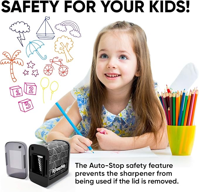 Battery-Operated Electric Pencil Sharpener - Image 6