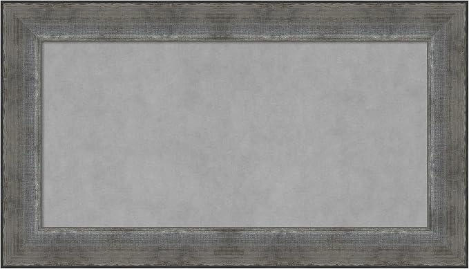 Amanti Art Silver Framed Magnetic Board 16x28 Small Vision Board by AmantiArt