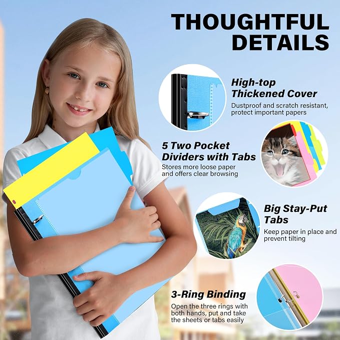 WOT I Telescoping Project Organizer 2-Pack, Refillable Binder - Image 3