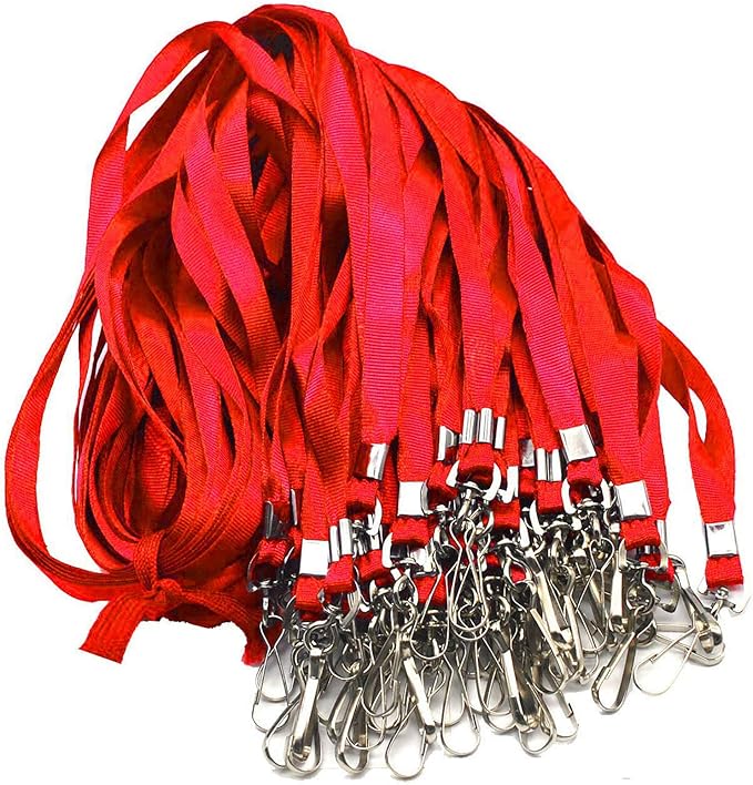 Beebel Red Lanyard Bulk Lanyards by Beebel