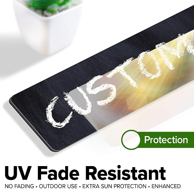 Custom Sign, Custom Street Sign, 11 Font Colors, 13 Font Styles, 4 Hole Options - Image 5