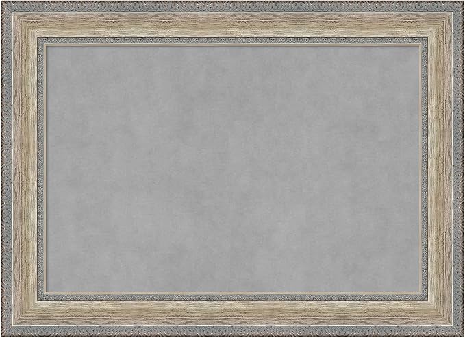 Amanti Art Silver Framed Magnetic Board 21x29 Medium Vision Board by AmantiArt