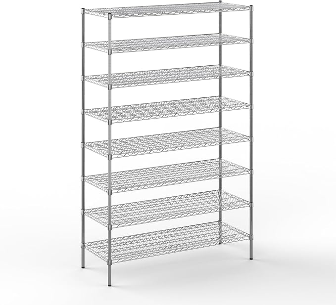 Regal Altair 21" Deep x 54" Wide x 86" Height Wire Shelving Kit | 8-Tier | NSF by Regal+Altair