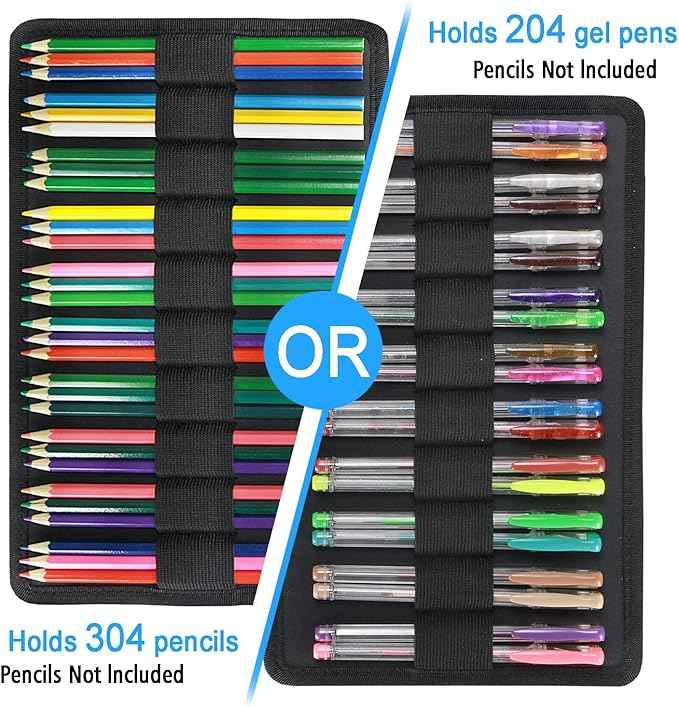 YOUSHARES Big Capacity Colored Pencil Case