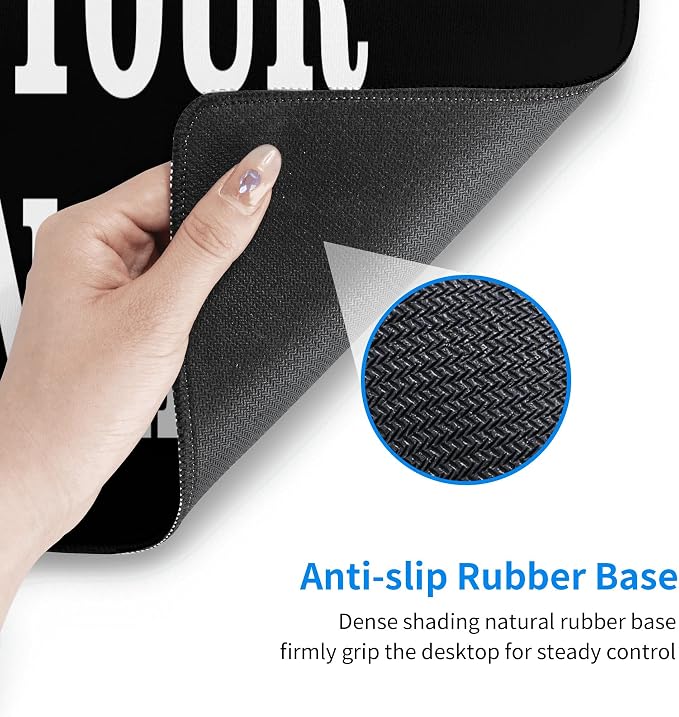 OHORTEB Custom Mouse Pad with Photo, Personalized Image Text Laptop Desk Mat - Image 5