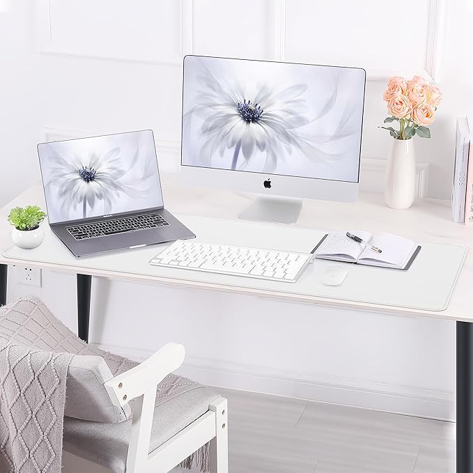 AFIING Leather Desk pad Protector, Large Non-Slip Office Desk Mat - Image 5