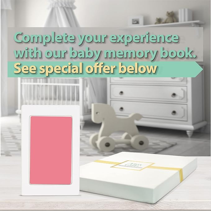 Large Clean Touch Ink Pad for Baby Handprints and Footprints – Inkless Infant - Image 6