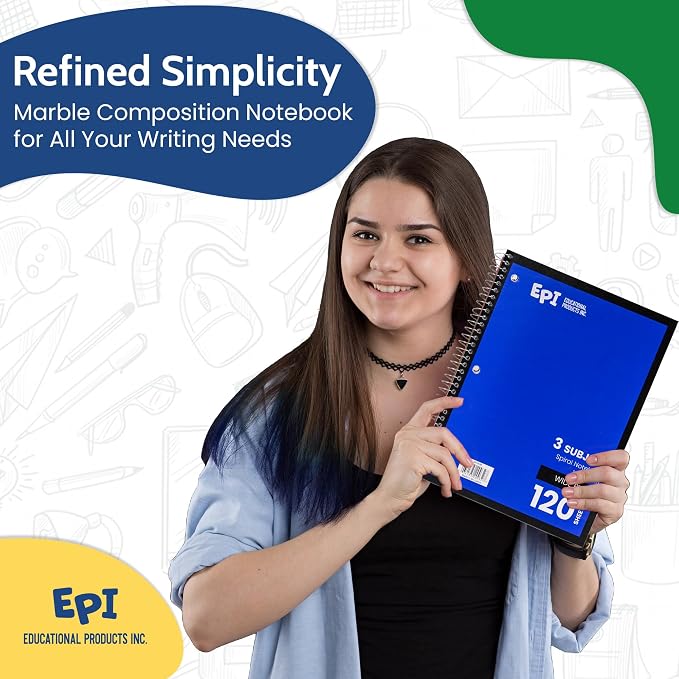 EPI Spiral Notebook | 3 Subject - Image 6