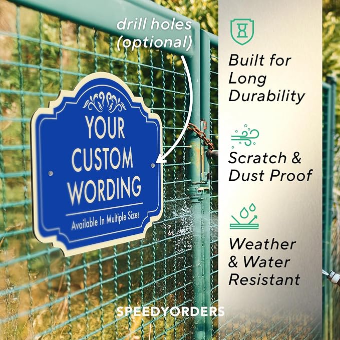 Custom Decorative Outdoor Metal Sign - Image 6