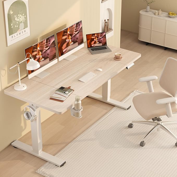 FitStand Standing Desk, Large 79x31 Inches Height Adjustable Stand Up Desks - Image 2