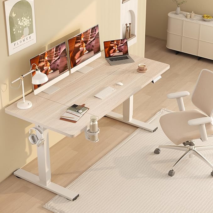 FitStand Standing Desk, Large 71x31 Inches Height Adjustable Stand Up Desks - Image 2