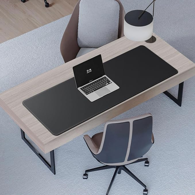CENNBIE Leather Desk Mat Protector, 51.2" x 16" Extra Large Leather Office Desk - Image 5