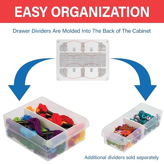 Akro-Mils 64-Drawer Plastic Drawer Storage Cabinet - Image 5