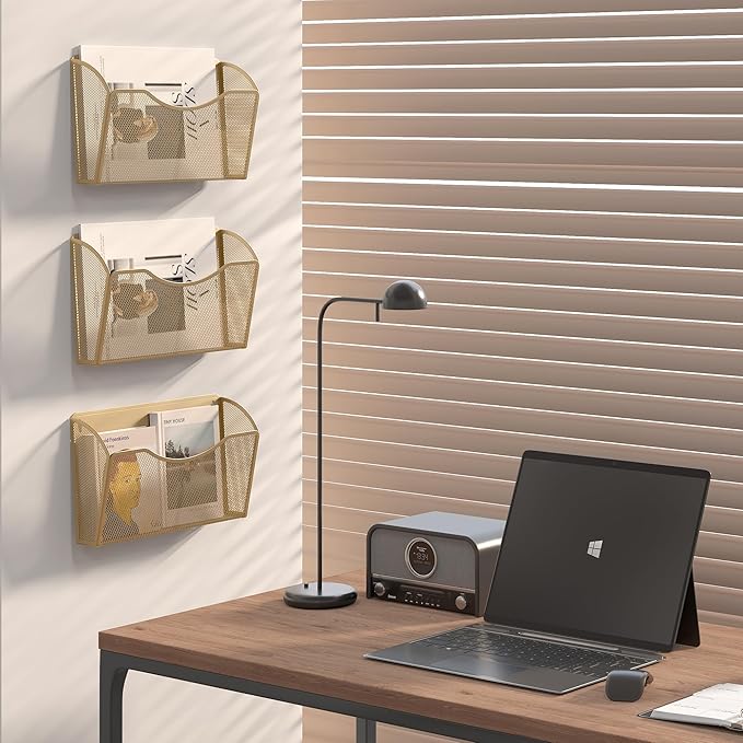 EasyPAG Single Pocket Wall File Organizer, Mesh Hanging File Folder Organizer - Image 5