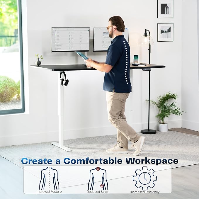 VIVO Electric 71 x 36 in Standing Desk, Memory Height Adjustment, 1B Series - Image 4