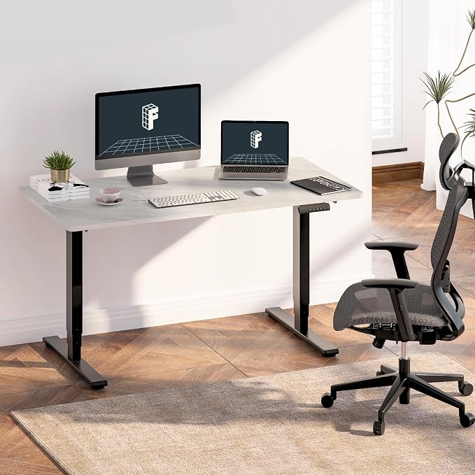 FLEXISPOT E6 3-Stage Dual Motor Electric Standing Desk 55 x 28 Sit Stand Up Desk - Image 2
