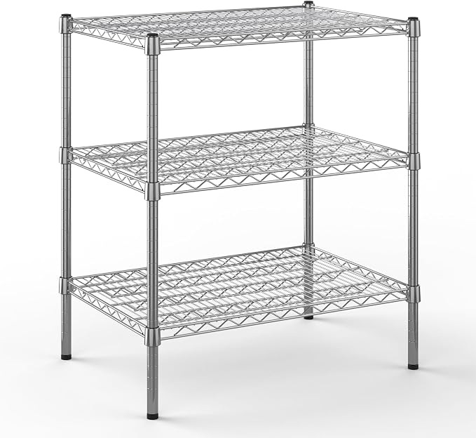 Regal Altair 21" Deep x 30" Wide x 34" Height Wire Shelving Kit | 3-Tier | NSF by Regal+Altair