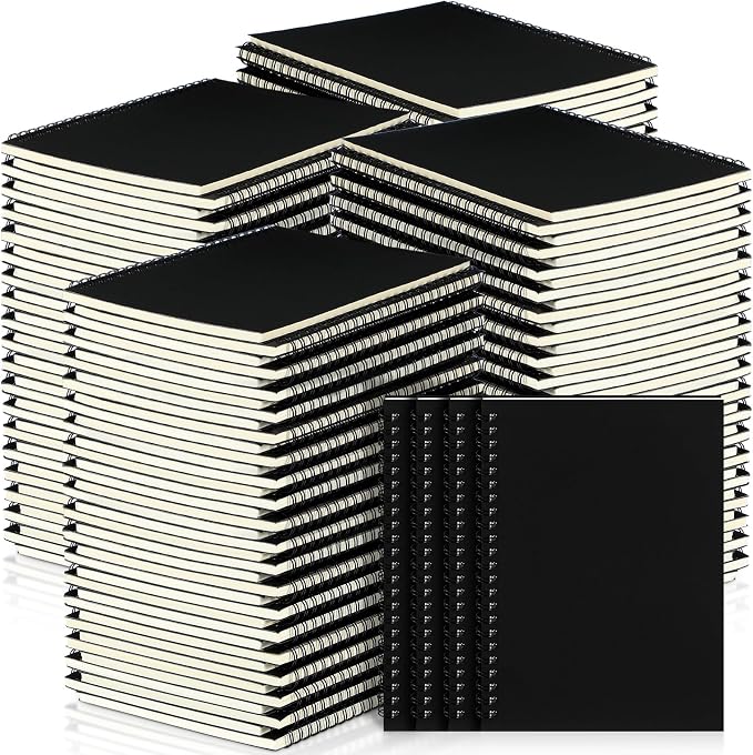 Yahenda 72 Pcs Spiral Notebook Bulk A5 Journal Lined 8.3'' x 5.5'' Writing by Yahenda