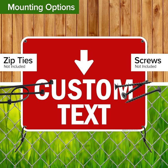 Custom Arrow, Custom Directional Sign, Down Arrow, 18x24 Inches, 55 mil thick - Image 5