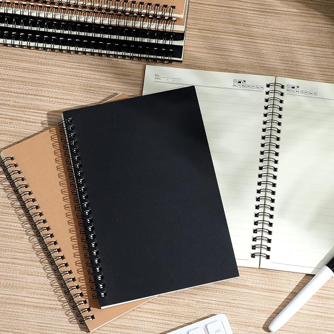 Leelosp 12 Pack Small Spiral Notebook A5 Lined College Ruled Spiral Journal - Image 5