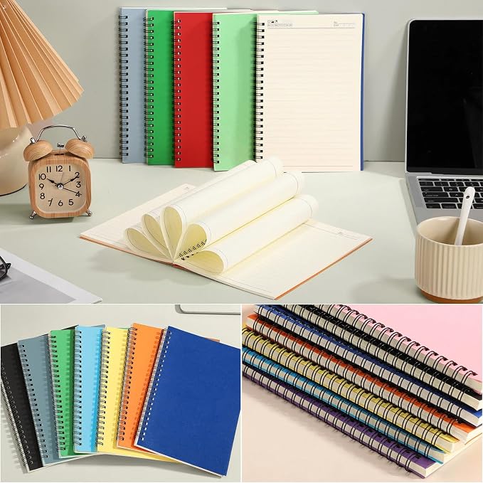 Leelosp 12 Pack Small Spiral Notebook A5 Lined College Ruled Spiral Journal - Image 5