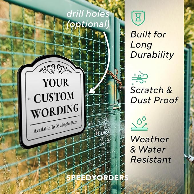 Custom Decorative Outdoor Metal Sign - Image 6