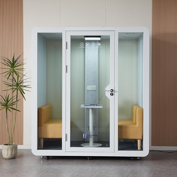 GEARONIC Mobile Office Pod Booth, Standard Sound Proof Office Pod - Image 2