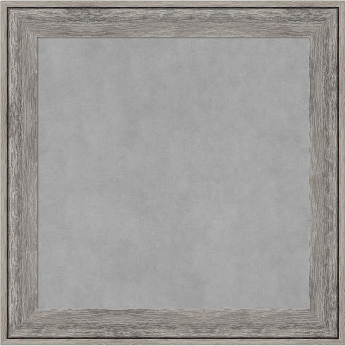 Amanti Art Grey Framed Magnetic Board 25x25 Medium Vision Board by AmantiArt