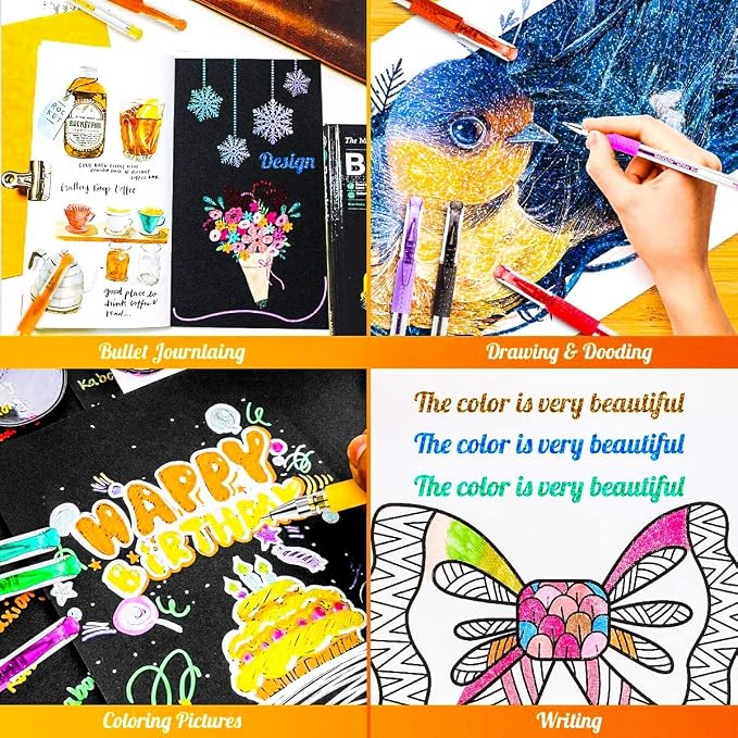 Soucolor Teen Girl Gifts Trendy Stuff, Glitter Gel Pens - Image 6