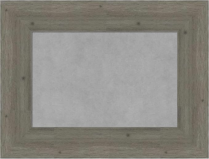 Amanti Art Grey Framed Magnetic Board 19x25 Small Vision Board by AmantiArt