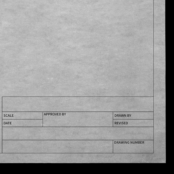 Tatuo 15 Sheets Architectural Vellum Paper 18 x 24 Inch Drafting Vellum Tracing - Image 3