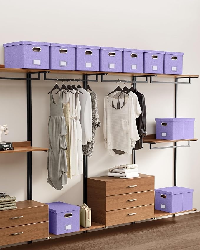 2 Pack File Storage Organizer, Filing Box, Portable File Box - Image 7