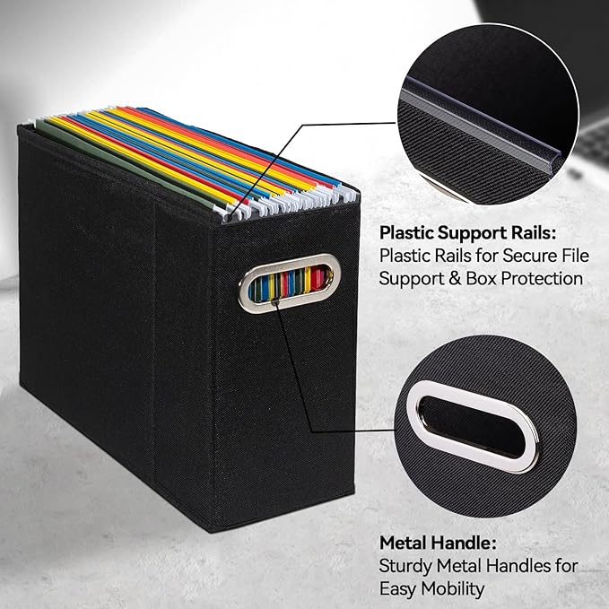 ComfortKeeper 2 Packs Letter Size File Organizer, File Folders Organizer - Image 4