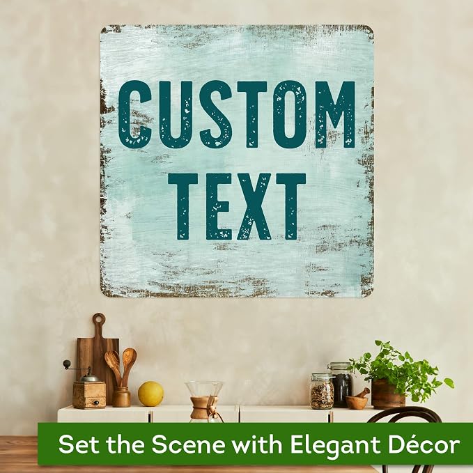 Custom Sign, Custom Street Sign, 11 Font Colors, 13 Font Styles, 4 Hole Options - Image 4