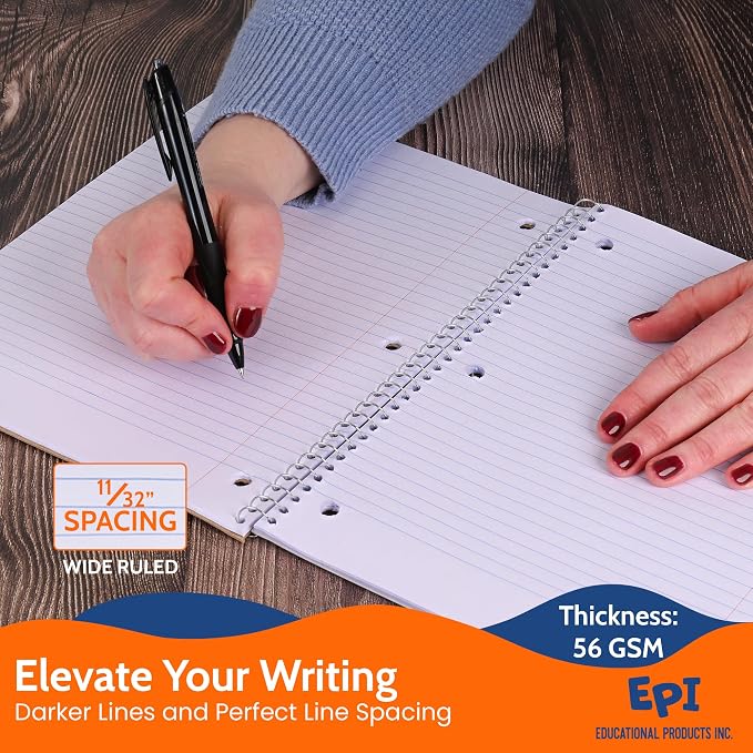 EPI Spiral Notebook | 5 Subject - Image 5