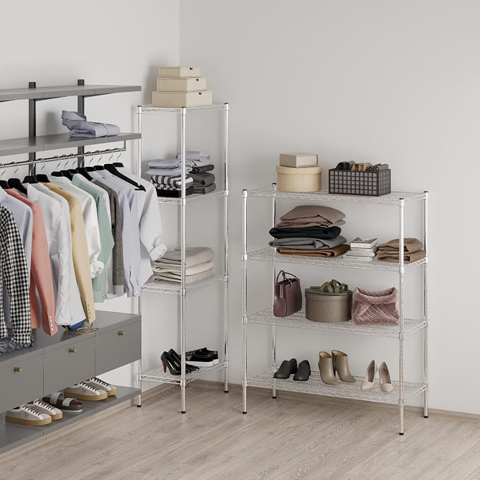 Regal Altair 18" Deep x 42" Wide x 54" Height Wire Shelving Kit | 4-Tier | NSF - Image 7