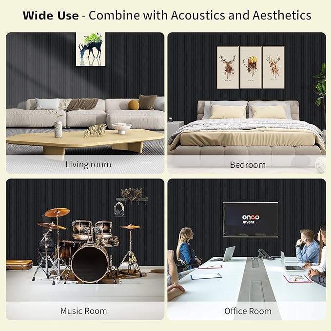 AUTORIFIC Acoustic Panels, 5 Pack Sound Panels Noise Reducing - Image 5