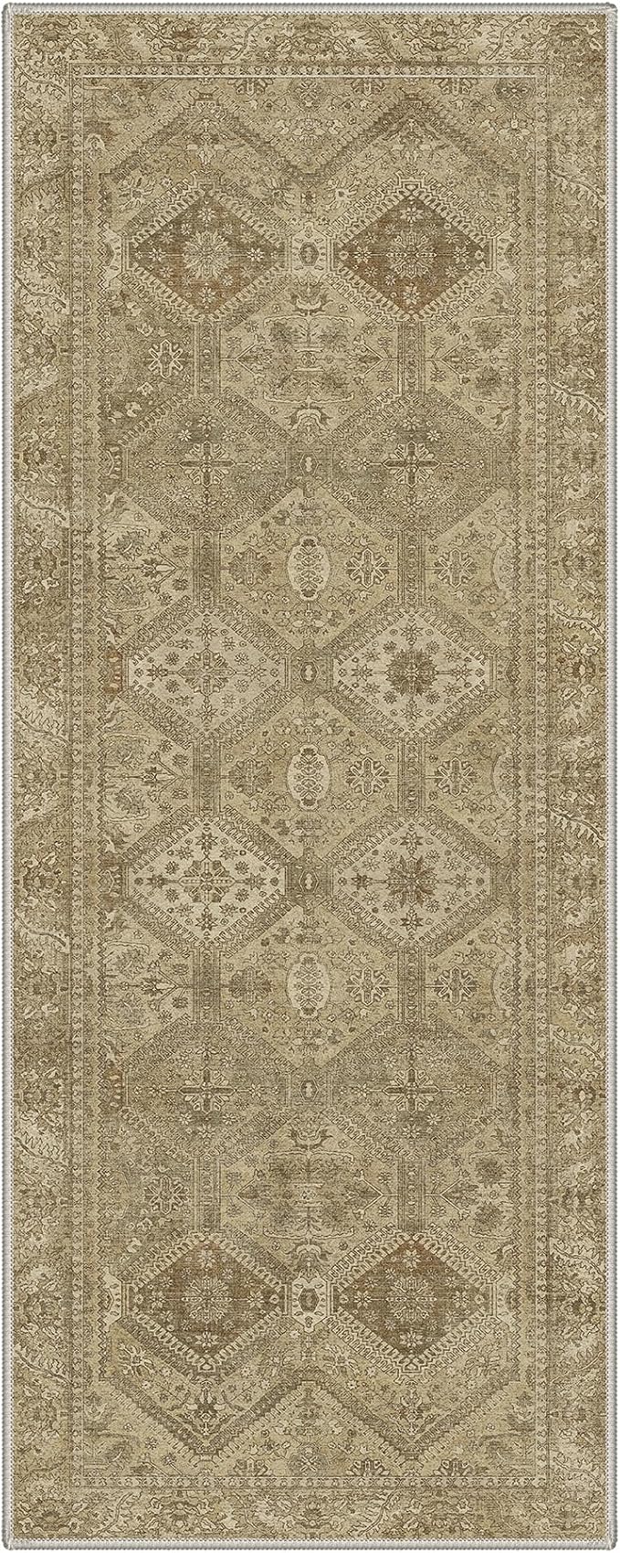 GENIMO Runner Rug 2x5 Non Slip Machine Washable Hallway Runner Rug, Low Pile - Image 5