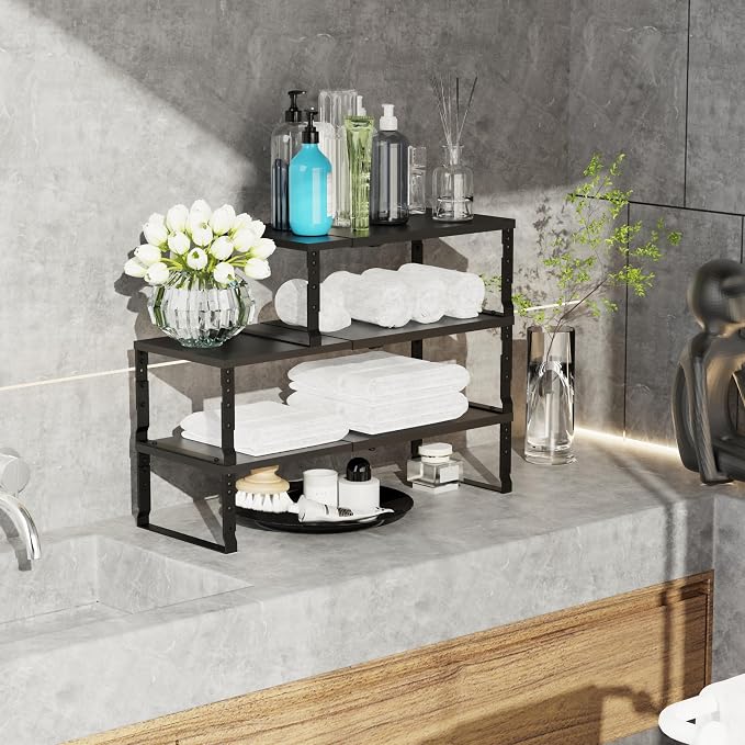 Jojocross Expandable Stackable Spice Rack Organizer - Image 5