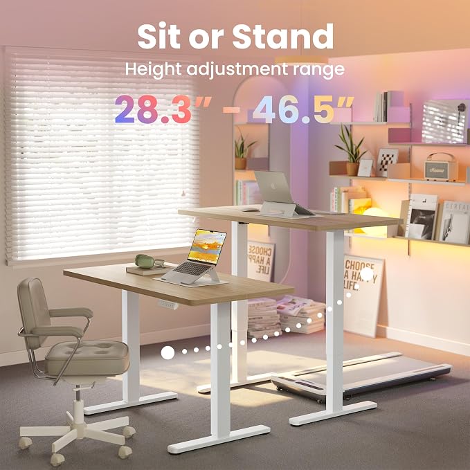 HUANUO 71 x 30 inch Electric Standing Desk Adjustable Height, 4 Memory Height - Image 4